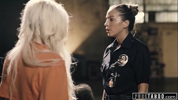 PURE TABOO Lesbian Cop Punishes Teen Caught Vandalizing - 1
