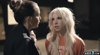 MyXTeen Lesbian cop vents frustrations on teen vandal with sex Strip