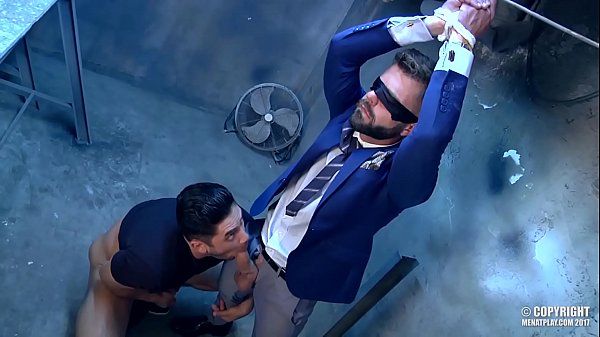 Mask Russian stud Dato Foland fuck Hector De Silva tied and blindfolded Gilf