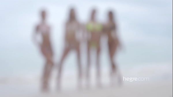 4 beauty girl nude beach - 2