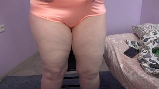 Mama Mature bbw masturbates in sex chat. Bandaged big tits, masturbation of a hairy pussy in panties. Fetish entertainment in front of a webcam. Sissy
