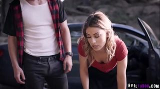 X-Angels Teen babe Kristen Scott need help to fix her broken car and a horny mechanic came to help and fucked her as a payment for his services. Dani Daniels