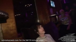 Lips clubbing and getting naked in back room of bar Teen Porn
