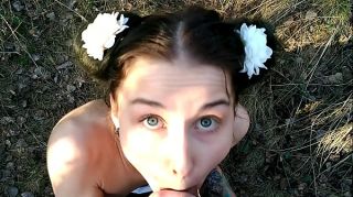 Whipping I almost got caught while sucking dick outdoor | Laruna Mave Oldvsyoung
