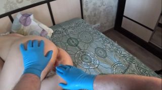 Pussy Lick Fisting for my girlfriend with a hairy pussy and a big ass. Home foreplay of a Russian couple. POV. Jeune Mec