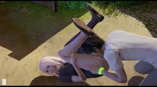 Kathia Nobili Big Tits Long legs Young School girl being played in the Park in Hentai Amature Sex