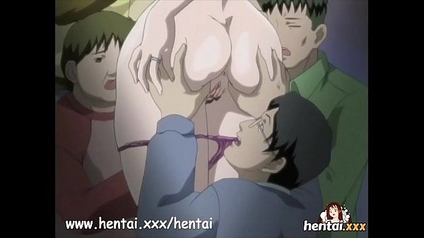 Gay Theresome MILF slut gets fucked hard in gangbang - Hentai.xxx New