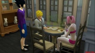 Licking Pussy Sakura Follada en masaje Naruto Hentai Netorare Anime 3D Joven Esposa Buenisima Oral
