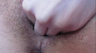 Whore Extreme close up wet pussy fingering gaping and creampie with big erected clitoris Filipina