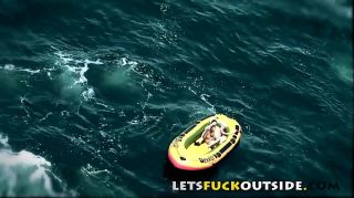 GigPorno Lets Fuck Outside - Sex game Survival On a Floating Boat Parody