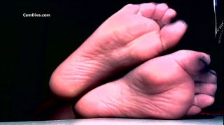 Youporn Sexy feet tease with sheer toes and wrinkled soles...