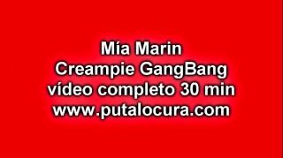 Transvestite La mexicana con 17 corridas en su coño, Mia Marin Gangabang Creampie Amateur Cumshots