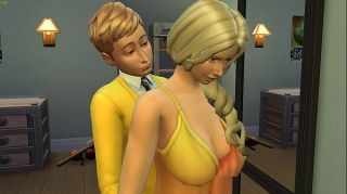 Boss Blonde step Mom Catching Up Her Son Masturbating In Front Of The Computer FapVidHD
