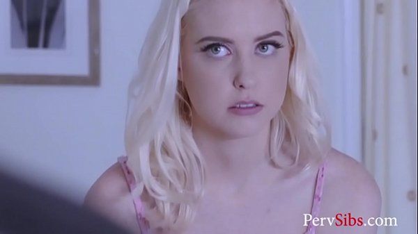 Blonde Teen step Sister Punished & Repays Brothers- Chloe Cherry - 2