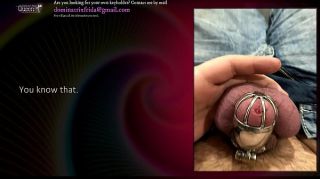 Porness Male Chastity Hypno 02 - Your pathetic, small, useless, limp dick doesn't deserve to cum Peeing