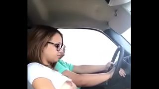 Bitch Fucking my Stepbrother while Driving on the Highway GrannyCinema