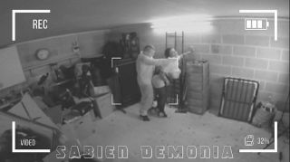 Home CCTV footage of sexy teen Sabien Demonia getting fucked in ass by school worker Gozada