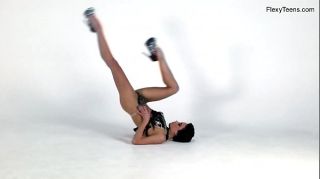 Made Super flexible hot gymnast Raykina Diamond Kitty