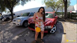 Tera Patrick Roadside - Latina Fucks Her Car Mechanics Dick For A Favor Play
