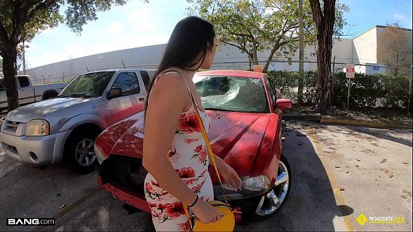 Roadside - Latina Fucks Her Car Mechanics Dick For A Favor - 2