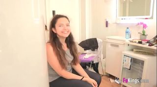 Russian Vivi fulfills her dream of being drilled by a shemale Tittyfuck