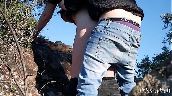 Sex on a hike - Blowjob and Doggystyle above the forest. Triss-witch - 2