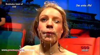 Novinha Fresh faced Meli gets face cum creamed - German Goo Girls Shesafreak