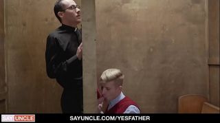 Hot Sluts Hung blonde church boy fucked in confessional by priest Body Massage