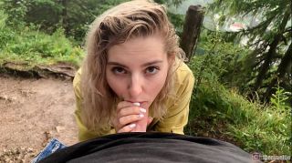 Pica Busty teen swallows cum after public blowjob - Eva Elfie DateInAsia