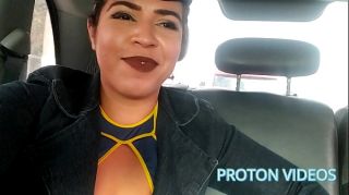Couple Fucking Was doing Uber when the horny flight attendant Victoria Dias enter into my car on the airport - p1 Celebrity