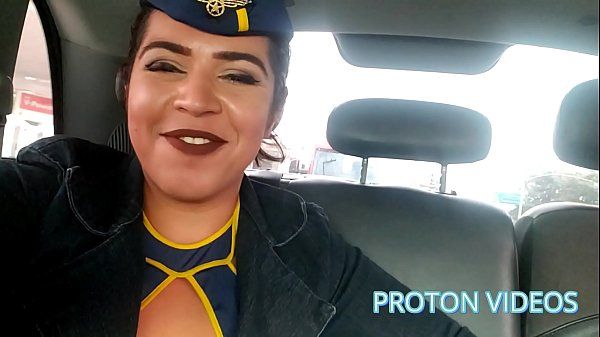 Was doing Uber when the horny flight attendant Victoria Dias enter into my car on the airport - p1 - 1