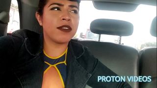 Tongue Was doing Uber when the horny flight attendant Victoria Dias enter into my car on the airport - p1 Nice Ass