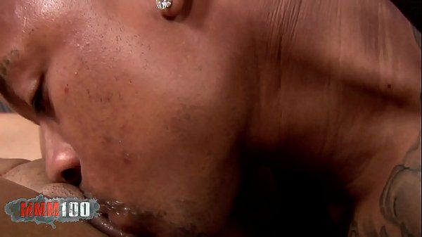 Ebony slut with small tits fucked by a black man - 1