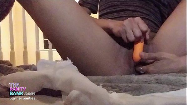 Skinny y. Accidentally Squirts A Little During Masturbation - The Panty Bank - 1