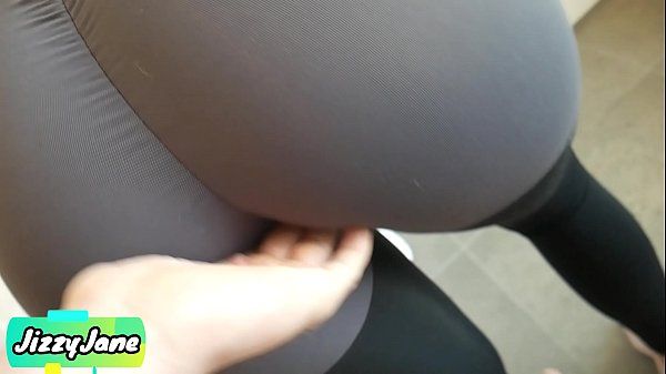 MyEx Step Sister Makes Me Cum in Her Panties and Yoga Pants and Pull Them up Guyonshemale - 1