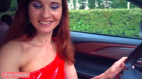 CzechTaxi Jeny Smith was caught naked in a car twice Blackz - 2