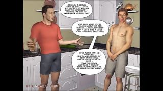 Puba DESPERATE HUSBANDS 3D Gay Cartoon Animated Comics Awesome