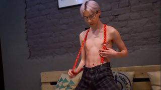 DoceCam Sexy Nerd Teen Twink Boy Karol Gajda Jerks Off & Plays With His Little Ass Amature