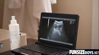Stockings Doctor milks young teenage boy during ultrasound-FUNSIZEBOYS.NET Deep