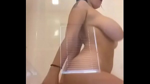 Ex Girlfriend Goth fucks her dildo in the shower and in the room! iChan