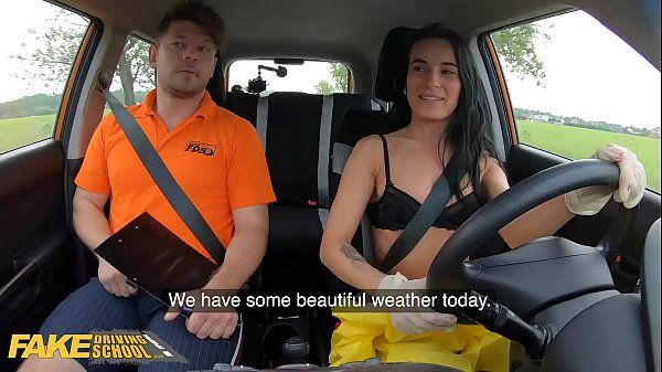 Bitch Fake Driving School Lexi Dona Takes Off her Hazmat Suit and Fucks Instructor Porno Amateur