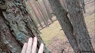 Double Penetration Horny Babe Caught In The Forest And Doggystyle Fucked Awempire