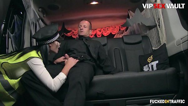 HardDrive VIP SEX VAULT - #Jasmine Jae - Halloween Sex On The Van With A Busty Police Officer Lady Gang