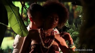 Petite Girl Porn Ebony gets Wild in the Jungle FTVGirls