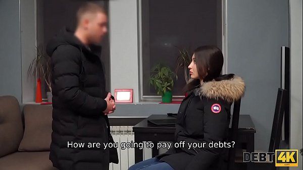 FindTubes DEBT4k. Loan agent takes hottie from behind for her huge debts Master - 1