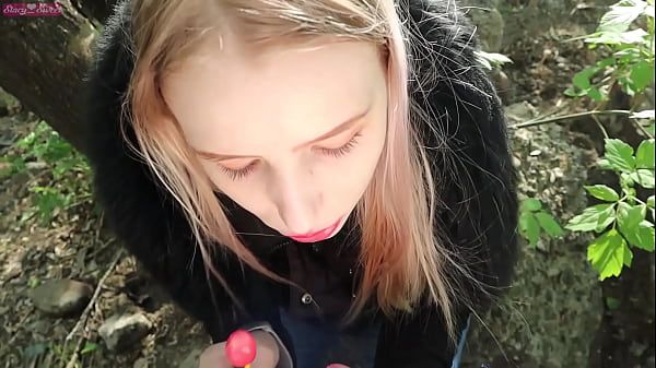 Public blowjob to my stepbrother | He cum in my mouth and I swallowed everything :) - 1