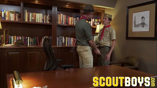 ScoutBoys - Scout gets fingered and cums for older scoutmaster - 1