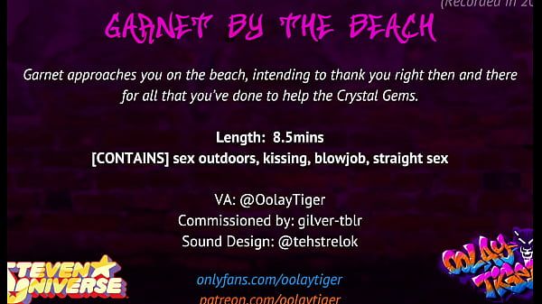 Dildo [STEVEN UNIVERSE] Garnet by the Beach - Erotic Audio Play by Oolay-Tiger Big Penis - 1