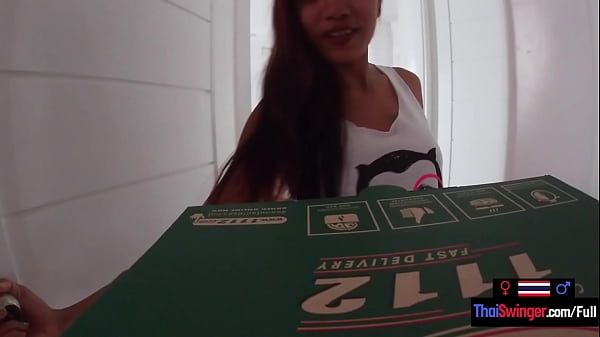 Pizza delivery guy fucks hot Asian amateur teen who made the order - 2