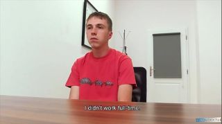 Rough Sex European Twink Rides And Gives A Blowjob To His Future Boss For Some Extra Cash - BigStr 244 Viet - 1